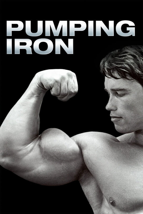 Affiche du film Pumping Iron avec Arnold Schwarzenegerr