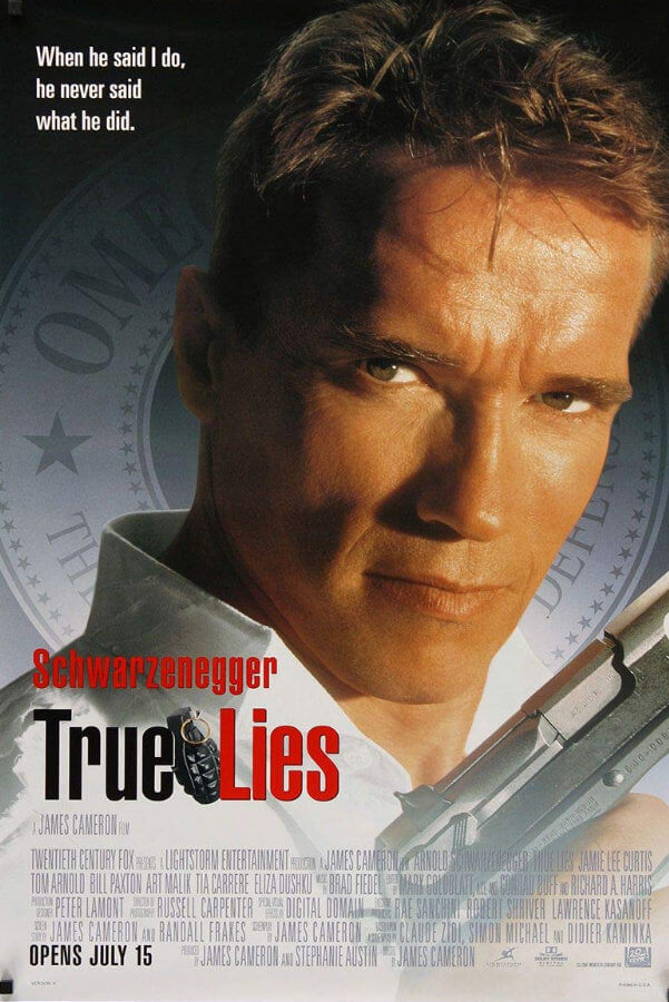 Affiche du film True Lies avec Arnold Schwarzenegger