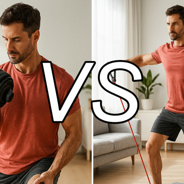 Bandes de résistance VERSUS Haltères, quel solution choisir pour son home gym