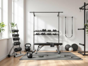 Les accessoires de fitness indispensables pour votre salle de sport.