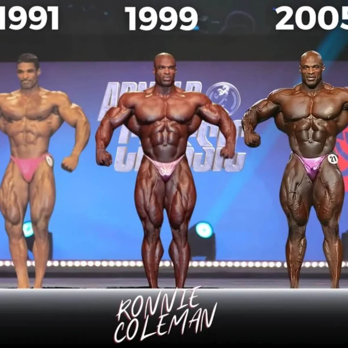 Ronnie Coleman durant le temps
