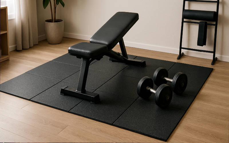 sol pour amortir les chocs dans votre home gym