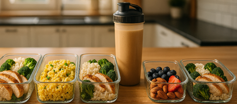 Organisation repas prise de masse meal prep musculation