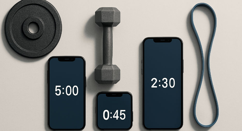 Comparaison visuelle des diffrents temps de repos en musculation selon lobjectif dentranement