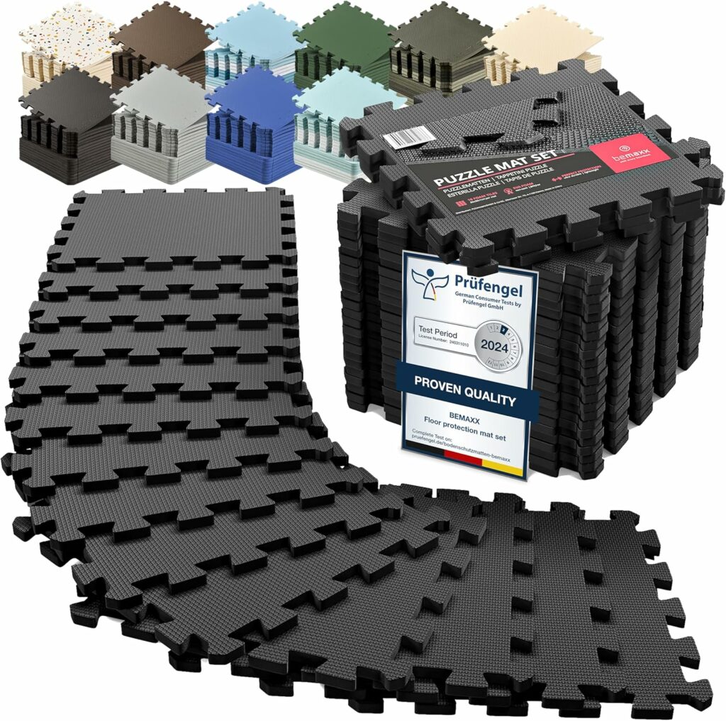 Tapis Protection de Sol Salle de Sport EVA Puzzle