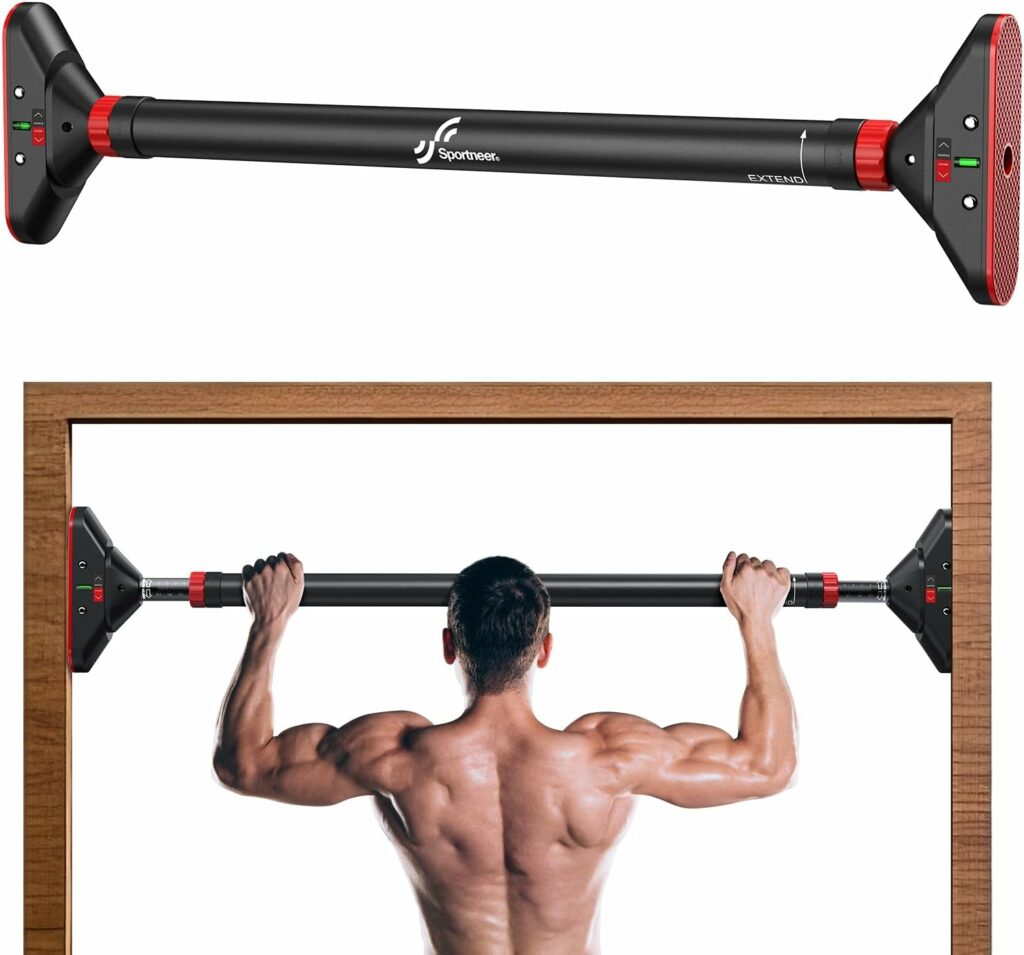 Sportneer Barre de Traction pour Porte sans vis