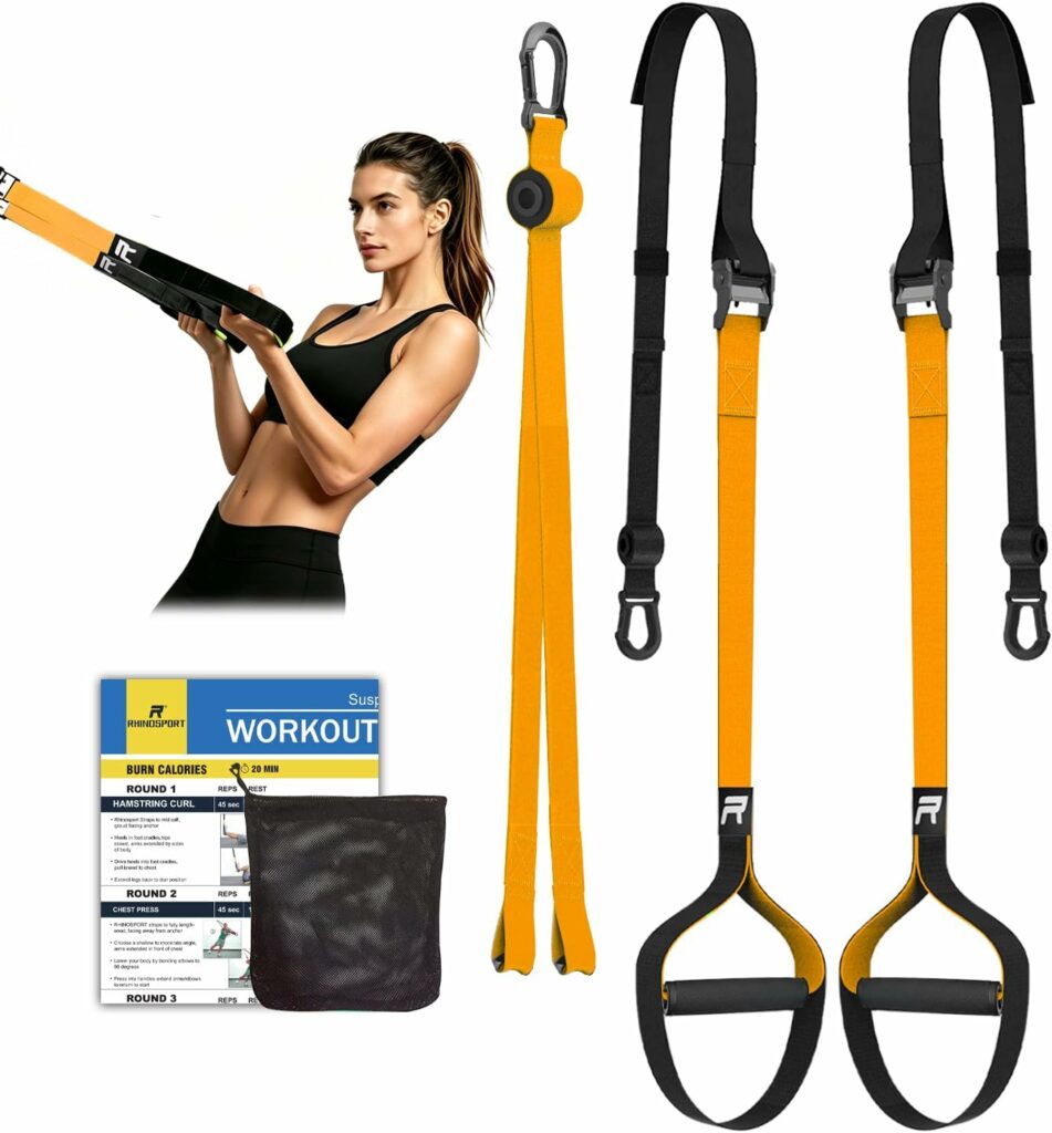 Kit de sangles de suspension avec Crochet de porte réglable